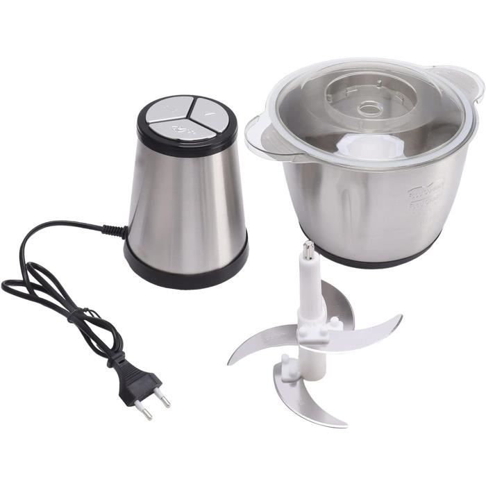 Hachoir à viande électrique capacité 6,35 kg/min, hachoir commercial comptoir, inox. - Gamm vert