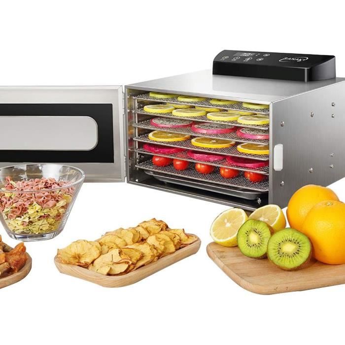 Déshydrateur Plateau Température Réglable Déshydrateur Alimentaire Panana 8 Plateaux Inox - Minuterie 24h Température 30-90°C 400W Déshydrateur Alimentaire Inox Panana Déshydrateur Plateau Température Réglable Déshydrateur Alimentaire Panana 8 Plateaux Inox - Minuterie 24h Température 30-90°C 400W Déshydrateur Alimentaire Inox Panana