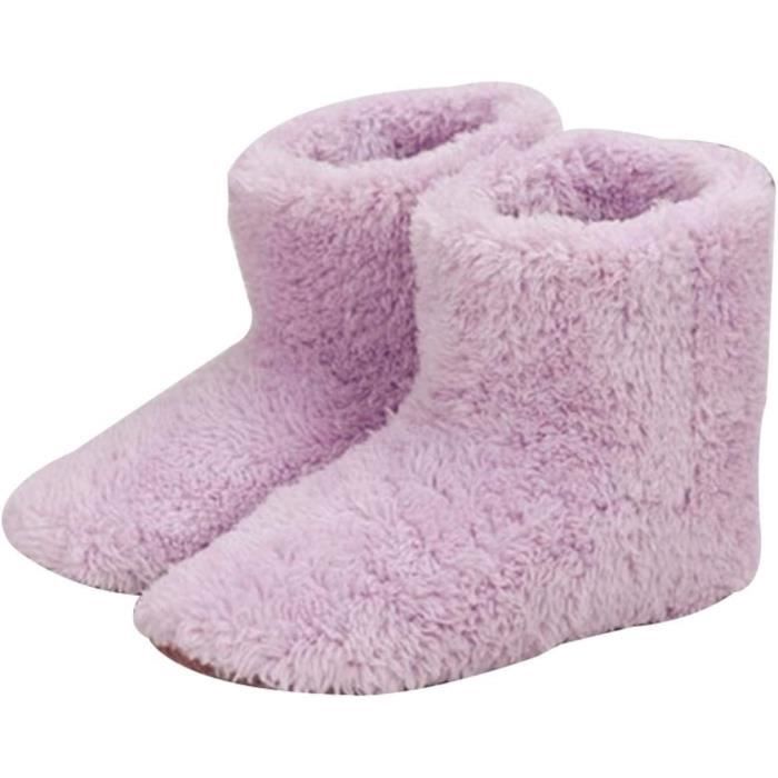 Chauffe-Pieds Polaire The Grinch - Non Électrique, Antidérapant, Taille Unique - Cadeau Femme/Ado Pour Hiver, Noël - 3