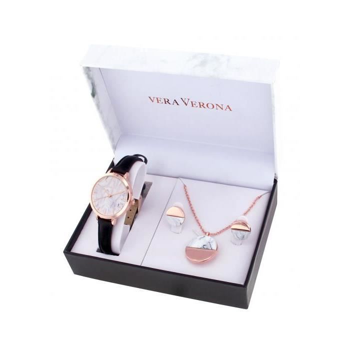 VERA VERONA MWF16 202 Coffret Montre Collier et Boucles d
