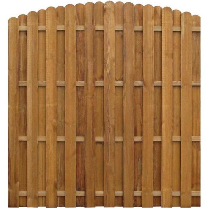 exemption clôture de jardin avec poteaux Pare-vue Brise vent lamellenzaun clôture nouveau. bois 