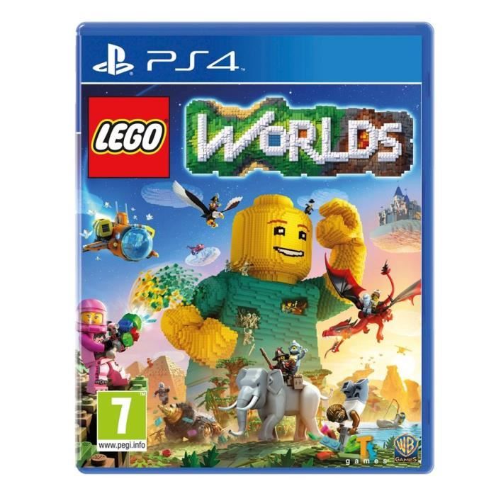 Warner Bros Jeu - Lego Worlds - PS4 - Action - Explore Et Découvre Les Surprises