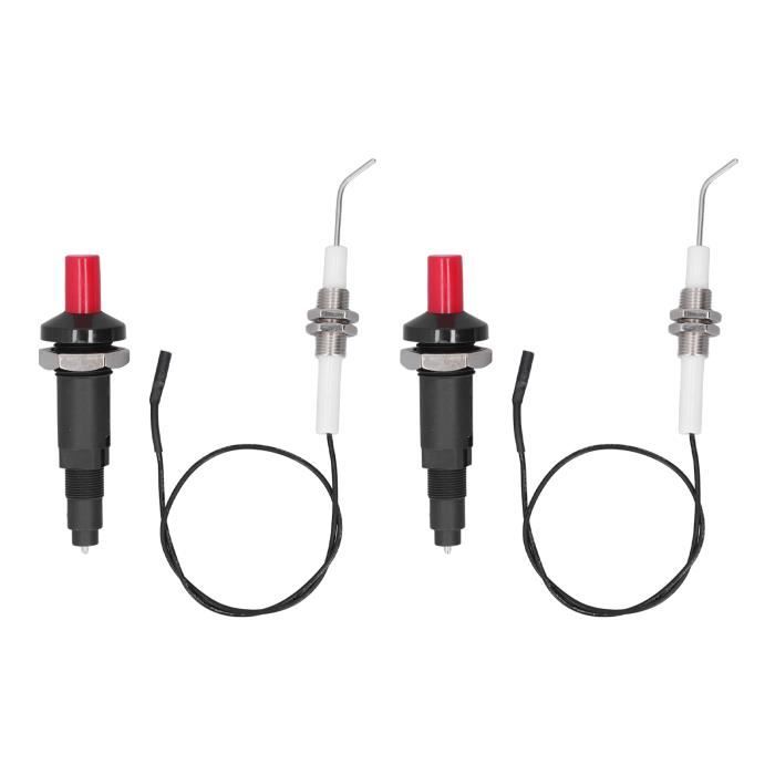 Kit Allumage Électronique Pour Cuisinière à Gaz - Lot De 2 Pièces (Longueur 45 Mm)