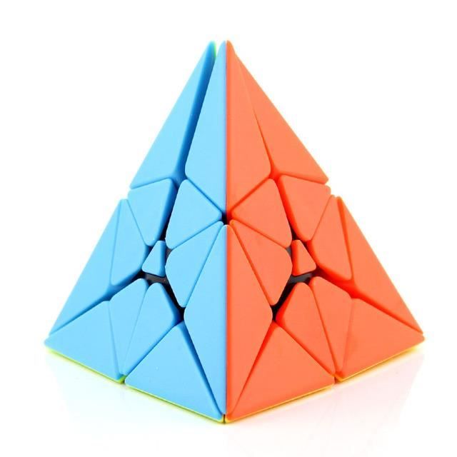 Vdealen Pyraminx Cube Magique – Pyramide à Rotation Rapide – Jouet De Voyage En ABS – Casse-tête Pour Enfants Et Adultes