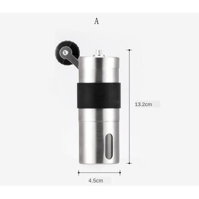 Moulin à Café Manuel, 40 Réglages Ajustables Capacité De 30g