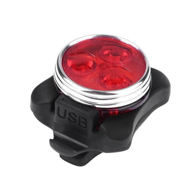 Phare Avant & Feu Arrière Vélo LED Rechargeable - Capteur De Lumière Auto - Écran Numérique - Étanche IPX5 - 9