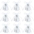 Lot de 30 décapsuleurs en forme de clé vintage avec étiquette transparente pour sac cadeau de mariage, décoration de fête, 6 styles-1