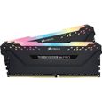 CORSAIR Mémoire PC DDR4 - Vengeance RGB Pro 16 Go (2 x 8 Go) - 3600 MHz - CAS 18 - LED RGB (CMW16GX4M2C3600C18)-1
