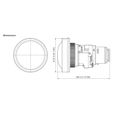 Objectif zoom grand angle PANASONIC ET-ELW31 pour projecteur avec stabilisateur d'image optique-1