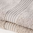 TODAY Essential - Lot de 2 serviettes de toilette 50x90 cm 100% Coton coloris dune-1