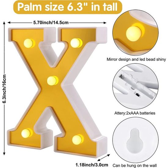 Lettre Lumineuse Led – Trouvez Le Meilleur Prix