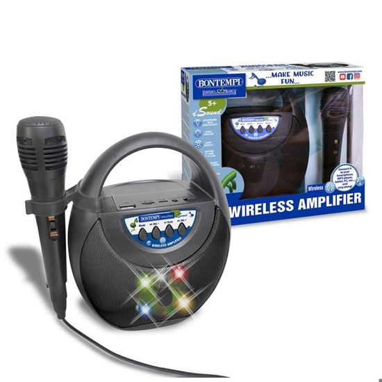 Amplificateur Bluetooth Power Dynamics PDC30 30W - Avec Entrées Micro, USB, SD, RCA - Alimentation 12V/230V