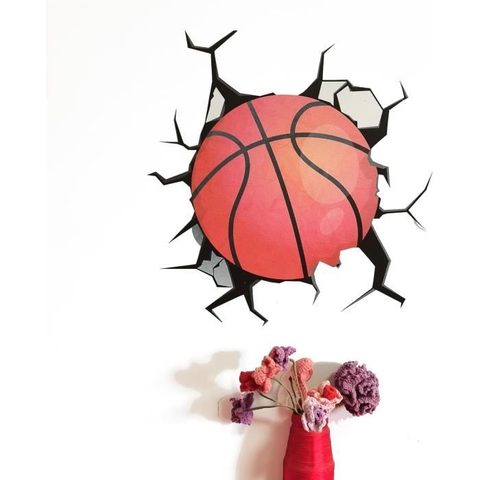 Stickers Muraux Thème Basket-Ball Décoration Chambre Enfants Deco Chambre  Ado Garcon Basketball Poster Mural Autocollant[J630] - Cdiscount Maison