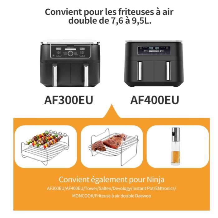 Moule Silicone Air Fryer pour Ninja AF400EU AF300EU 7,6L-9,5L