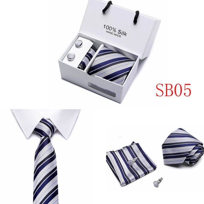 Jonwo Pince à Cravate En Nacre Pour Homme Avec Boîte De Présentation