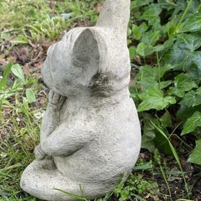 Statue De Chien Bouddha En Résine - 4,72 Pouces, Résistante Aux Intempéries | Décoration Jardin Zen, Mignonne Et Drôle - 9