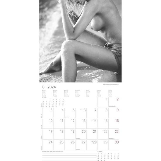 Calendrier 2024 Sexy homme nu
