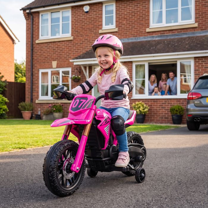 Moto Enfant 6v Aiyaplay 1.5-3 Ans Moto électrique Enfant AIYAPLAY 6V - 1.5-3km/h - Roues Apprentissage Moto Avec Roues Stabilisatrices