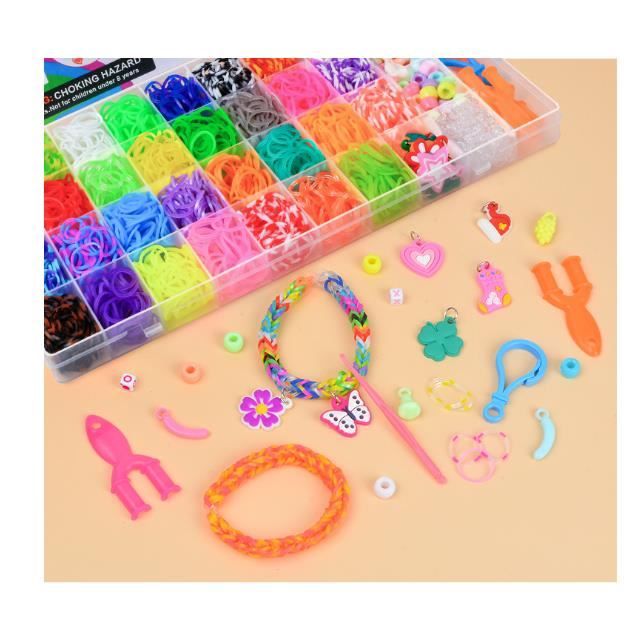 Elastique Bracelet, Bracelet Elastique Enfant Elastiques pour Bracelets Kit  Elastiques Loom Rubber 30 Couleurs Fabrication Creation, - Cdiscount Jeux -  Jouets