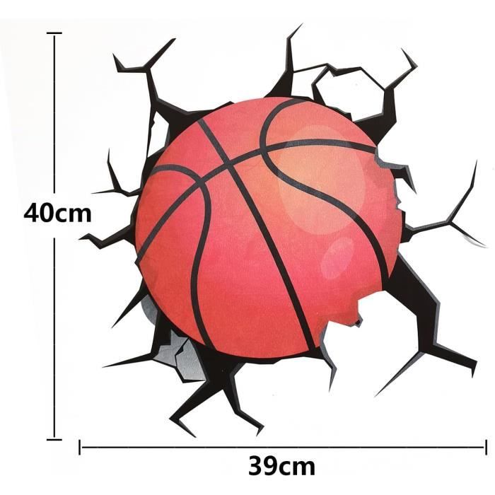 Stickers Muraux Thème Basket-Ball Décoration Chambre Enfants Deco Chambre  Ado Garcon Basketball Poster Mural Autocollant[J630] - Cdiscount Maison