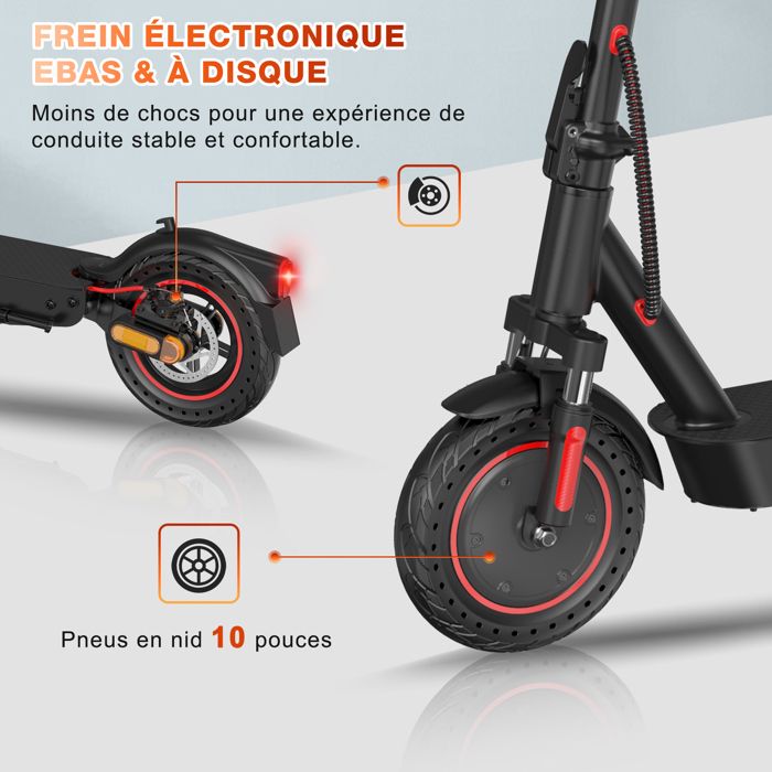 Trotinette électrique Evercross ES2 Avec Siège - 400W - Noire - Occasion