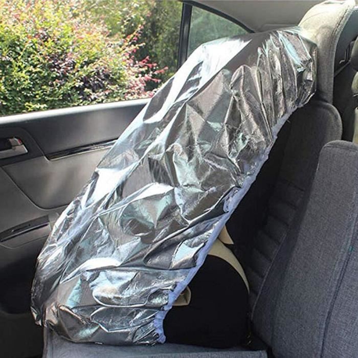 Film Aluminium PEVA Argent feuille pare-soleil voiture pare-brise visière  couverture bloc avant fenêtre UV protéger, taille: 130 * 60 cm
