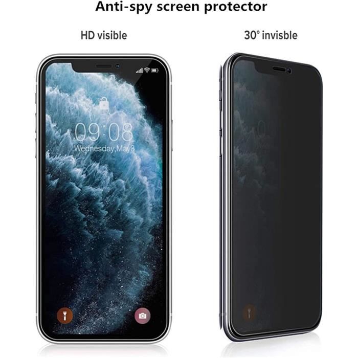 JOYTAG iPhone 12 Coque Or Rose avec Protecteur d'écran Confidentialité  Verre Trempé Anti EspionE - Cdiscount Téléphonie