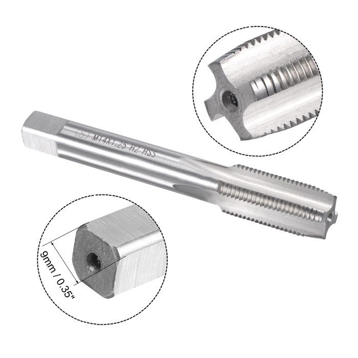 Ecrou Filiere Kit de taraud et filière SOURCING MAP M14 x 1,25 mm Taraud à filetage ...