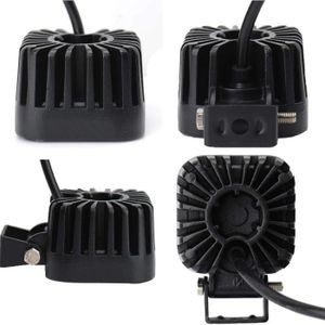 Rampe De Phares De Travail LED 2x72W - 12V/24V - Blanc 6000K - Étanche - Pour Tracteur, Chantier