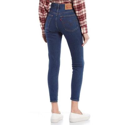 Levis Wedgie Skinny Mental Block Jeans Femme BLUE Cdiscount Pret a Porter