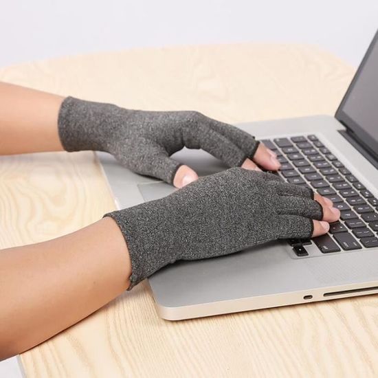 Gants De Compression Sans Doigts Pour Arthrose – Soutien Léger, Confortables Au Quotidien