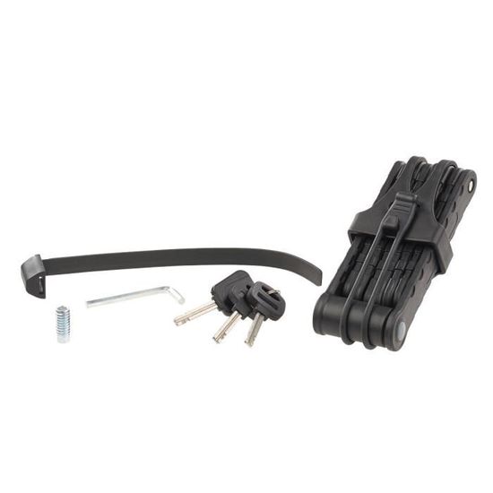 Cadenas pliable en acier avec /étui