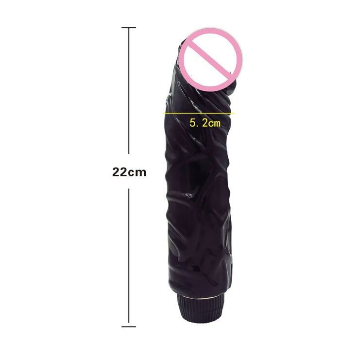 Gode vibrant - AUTREMENT - Raliste 22 x 5 cm (8") - Noir - PVC/Silicone -  Fonction vibration - Cdiscount Boutique Erotique