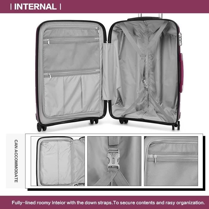 GYL Intemporelle Grande Valise – Bagage Rigide Léger En 100