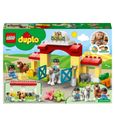LEGO® 10951 DUPLO® Town L’écurie et Soins de Poneys Jouet avec Figurines pour Enfant de 2 Ans et +-4