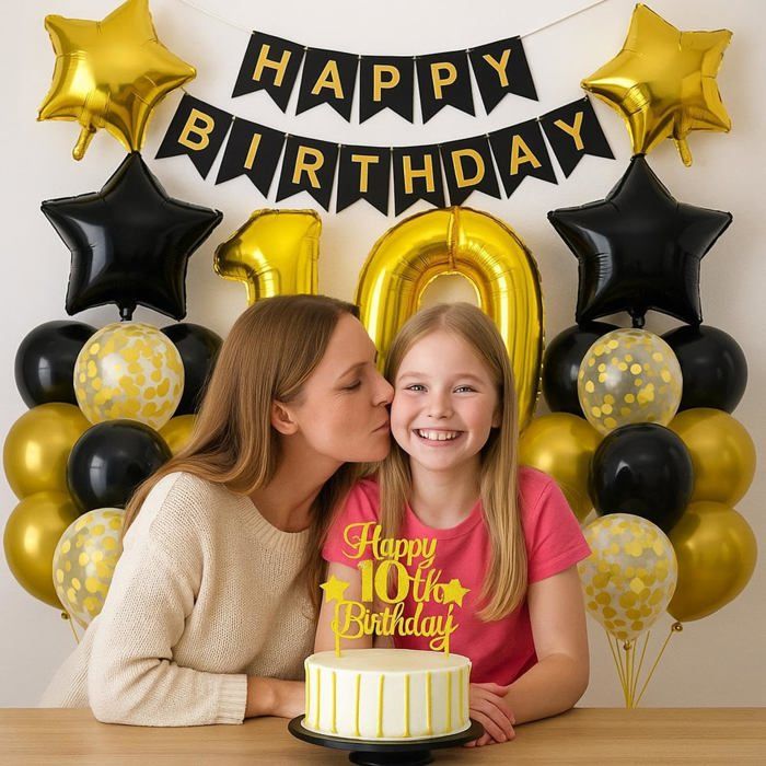 Ballons 30 Ans Anniversaire Vert Or, Décorations Homme Femme, Feston Joyeux Anniversaire, Décorations Or Vert