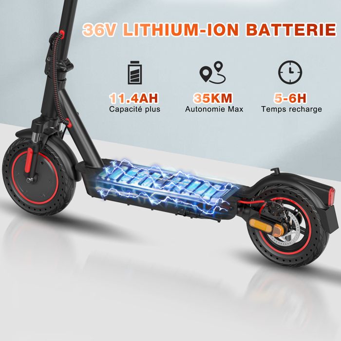 Trotinette électrique Evercross ES2 Avec Siège - 400W - Noire - Occasion