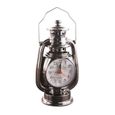 1PC Vintage lampe à huile réveil en horloge de table bureau artisanat ornement  REVEIL A REMONTER - REVEIL SANS RADIO-0