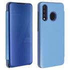 Housse pour smartphone - AVIZAR - Samsung Galaxy A50 - Étui Miroir - Clapet translucide - Coque semi-rigide