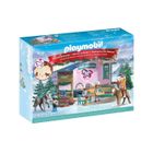 PLAYMOBIL 71952 - Pâtisserie De Noël Au Café Équestre, Figurines Et Accessoires Pour Enfants Dès 4 Ans