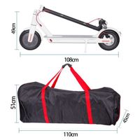 Sac de rangement pour scooter électrique, sac à main, sac à dos, sac de transport pour scooter, 110*45*51cm