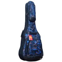 Housse Guitare Classique Etanche en Tissu Oxford Protège de la Poussière Etui Protection avec Matelassé, pour 40'' 41''Guitare,Bleu 