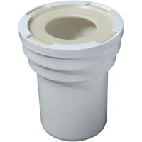 Pipe de WC Droite avec Joint (Min Ø 80 - Max Ø 105) Jardibric