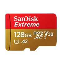 Carte microSD d'origine SanDisk Extreme authentique SQXA1 128G 160M A2 TF Carte U3 C10 A2 V30 Carte mémoire 4K Vitesse super rapid
