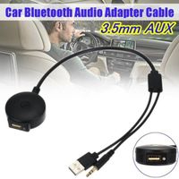 Ywei 3.5mm Câble adaptateur audio de musique USB AUX Bluetooth pour BMW et Mini Cooper