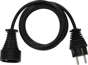 RALLONGE Noir Rallonge 2 m de cable (Utilisation en intérie