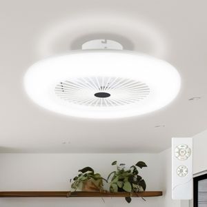 VENTILATEUR DE PLAFOND Eulenke Ventilateur de plafond avec éclairage led 