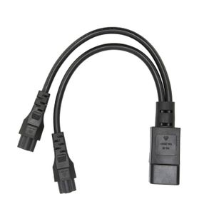 Cordon D'alimentation IEC320 C14 Angle Droit Vers C13 Mâle/femelle - Neuf - Chine