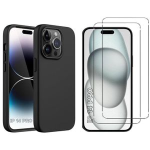 Coque Arrière Et Cadre De Remplacement Pour IPhone 14 Pro Max - Noir, Haute Qualité Seidos