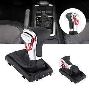 Pour Audi A5 2007-2015 Automatique DSG Gear Stick guêtres en cuir noir